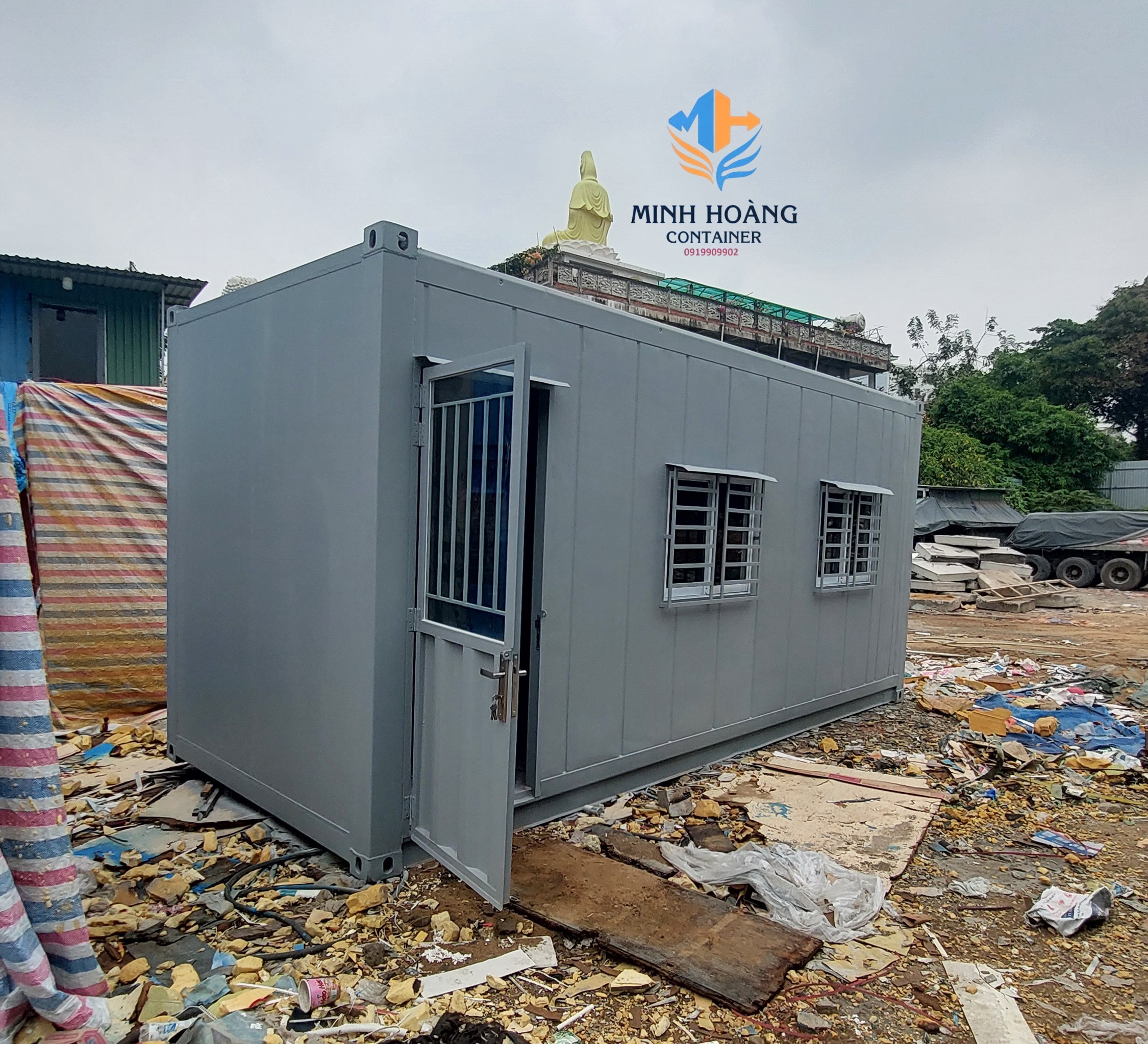 Container văn phòng  cho thuê  20 feet vỏ lạnh